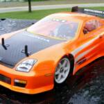 Scott Black's Orange Honda Prelude for Sportsman TC class.  HPI body.  Associated TC3 chassis and 10 year old Speed Control.  Great class!