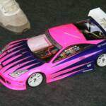 Chuck's USGT car, a Toyota Celica bosy from HPI.  This is the body that won the recent Concourse "Best Paint" competition.  Paint by Scott Black.